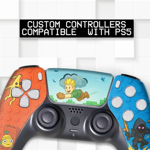 Vista 323 de Battman Custom PS-5 Controller Wireless compatible with Play-Station 5 Console by BCB Controllers Proudly Customized in USA with Permanent