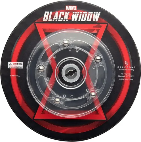 Vista 21 de Marvel Studios: The Falcon y The Winter Soldier - Juego de 5 pines de solapa con base de metal y esmalte con caja circular de 6.3 pulgadas