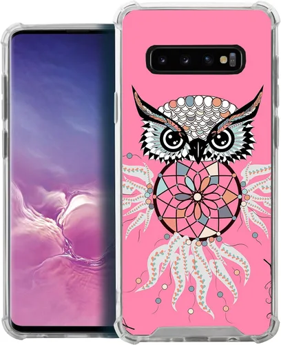 Vista 32 de CasesOnDeck - Funda compatible con Samsung Galaxy S10+ S10 Plus 6.4 pulgadas] S10+ Funda delgada, transparente y flexible de poliuretano
