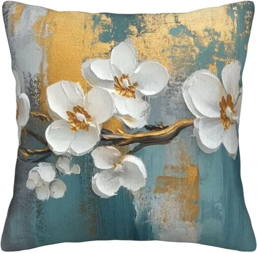 Vista 13 de 2 fundas de almohada de pana, fundas de almohada cuadradas suaves y cuadradas para sofá, sala de estar, 16 x 16 pulgadas