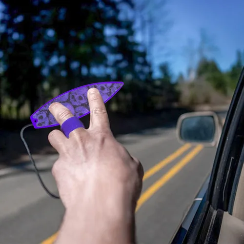 Vista 4 de Tabla de surf con dedos para paseo en automóvil, 6 mini tabla de surf de viento para ventana de coche