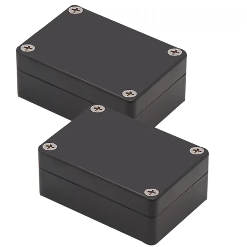 Vista 31 de Zulkit. - Caja de plástico impermeable ABS IP65. - Caja de derivación eléctrica - color negro.