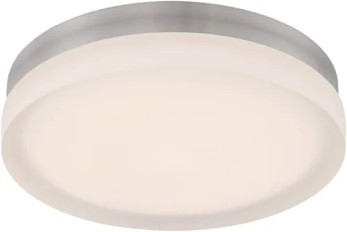 Vista 9 de WAC Lighting Slice - Montaje empotrado redondo LED de 15 pulgadas, 2700 K en níquel cepillado