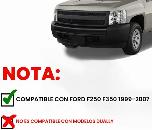 Vista 2 de GRAND ORANGE 4 guardabarros compatibles con modelos Ford F250 F350 Super Duty 1999-2007 (no compatibles con modelos duales), accesorios texturizados