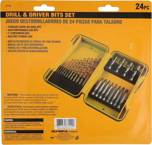Vista 2 de Olympia Tools Juego de herramientas de taladro de 24 piezas, 87-142