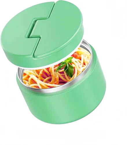 Vista 15 de Termo de sopa de 12 onzas para comida caliente para niños, tarro de comida aislado al vacío, termo de sopa sin torsiones para comida caliente