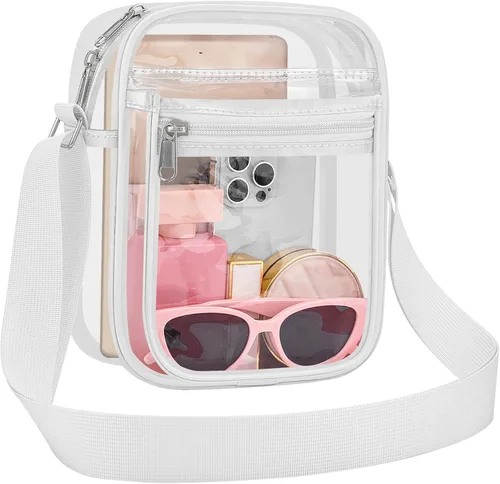 Vista 31 de USPECLARE Clear Bag for Stadium Events Clear Messenger Bag for Men and Women