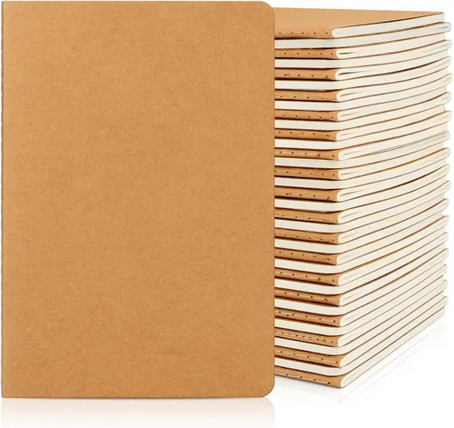 Vista 19 de EUSOAR Cuaderno de viaje, tamaño A5, paquete de 12 cuadernos de 5.5 x 8.2 pulgadas, cuaderno de dibujo con tapa suave, cuaderno de dibujo, cuaderno