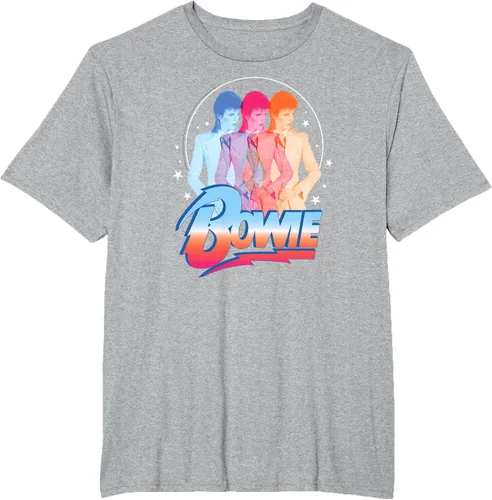 Vista 32 de David Bowie - Camiseta Bowie 3D, Negro