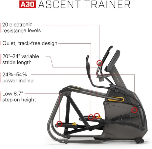Vista 2 de Matrix Entrenador de ascenso Fitness A30 con consola XIR