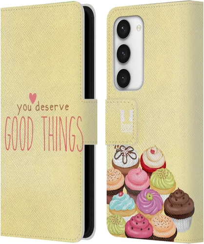 Vista 80 de Head Case Designs Assortment Cupcakes Happiness Leather Wallet Case Compatible with Samsung Galaxy A07 4G Surtido