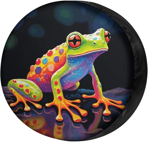 Vista 16 de Delerain Dinosaur Moon - Cubierta de rueda de repuesto para neumáticos, protector solar impermeable para caravana, remolque, RV, SUV, camión
