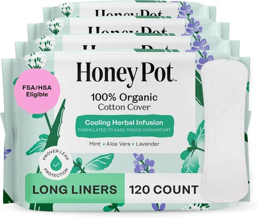 Vista 14 de The Honey Pot Company - Almohadillas herbales para mujeres - Noche entera con alas - Infundidas con aceites esenciales para efecto refrescante