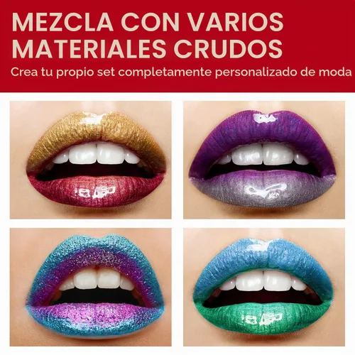 Vista 3 de Eakroo 2 unidades de base de brillo labial hidratante, material de aceite, base de maquillaje, base transparente antiadherente para brillo labial