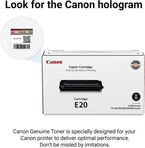 Vista 5 de Canon Cartucho de tóner negro E20 compatible con PC100/300/400/530/700/900 Series