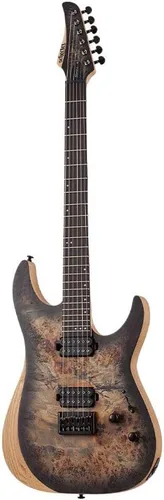 Vista 2 de Schecter Reaper-6 - Explosión de carbón satinado