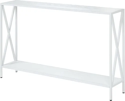 Vista 14 de Convenience Concepts Tucson - Mesa de consola, madera de granero/negro.