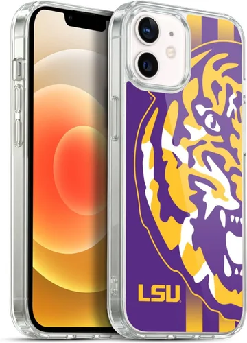 Vista 266 de Head Case Designs Funda de gel suave con licencia oficial de la Universidad Estatal de Louisiana LSU Camou compatible con Apple iPhone 7 Plus/iPhone