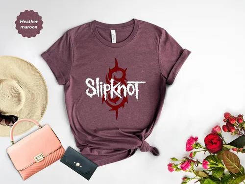 Vista 6 de Slipknot Camiseta Metal Music Shirt Blanco, Blanco