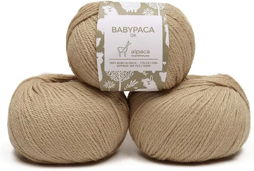 Vista 73 de Juego de 6 madejas de 100% lana de alpaca bebé (10.58 oz) de peso DK, fabricadas en Perú, celestial suave y perfecto para tejer y hacer ganchillo