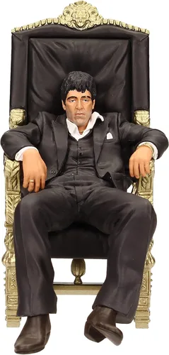 Vista 2 de Iconos de películas Scarface: Trono de Tony Montana Figura de 7