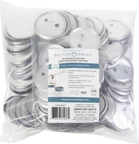 Vista 11 de We R Memory Keepers Paquete de recarga a granel de botón de presión 100/Pkg-Pequeño (25mm)