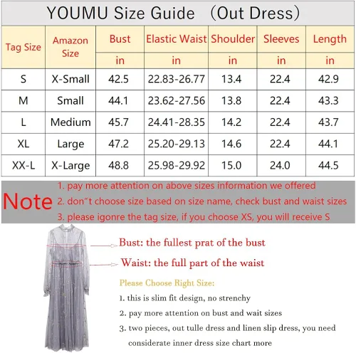 Vista 6 de Women Summer Chiffon Dress Stars Moon Print Embroidered Skirt Long Puff Sleeve Princess Dress