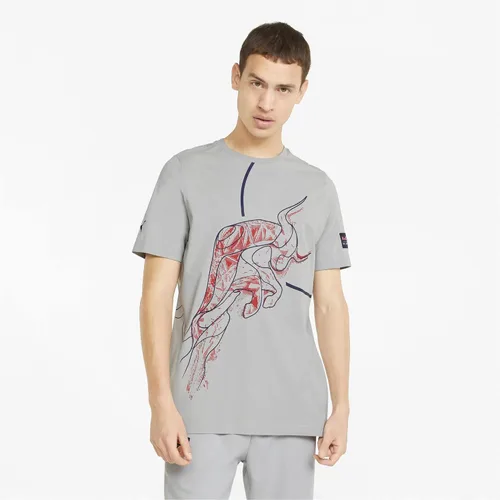 Vista 2 de PUMA Men's Standard Red Racing Dynamic Bull Tee