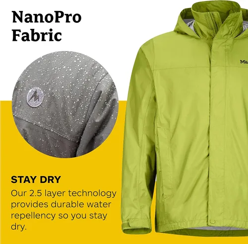 Vista 3 de MARMOT Men's Precip Lightweight Waterproof Rain Jacket