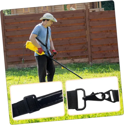 Vista 2 de 1pc Cortacésped Correa de hombro Línea Trimmer Arnés ajustable Nylon Cinturón Trimmer Suministro