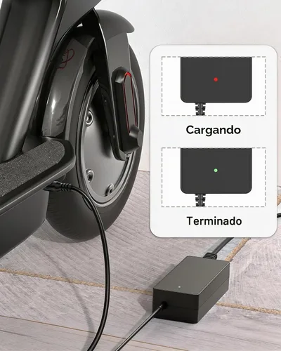Vista 3 de Cargador de 42 V, 2 A para Cargador de Batería de Scooter EVERCROSS Compatible con EV08E EV08S EV10K EV10K Pro EV10Z Fuente de Alimentación