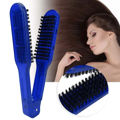 Vista 5 de ZJchao Cepillo para el pelo, cepillo de doble cara, alisador de pelo, alisador antiestático, peine para mujeres y hombres, adecuado para el hogar