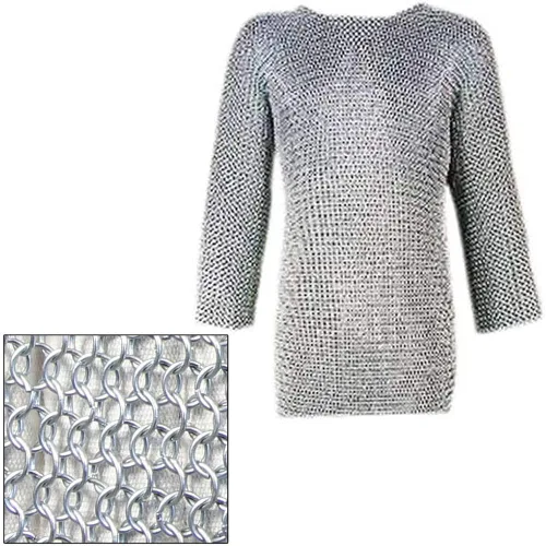 Vista 8 de Armory Replicas Medieval Knights Full Sleeve Chainmail Shirt