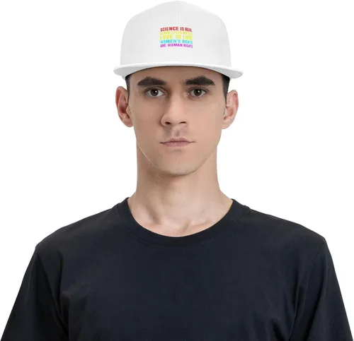 Vista 34 de Pride Flag in This House We Believe Science is Real Black Lives Matter Baseball Hats for Men Dad Hat,Black