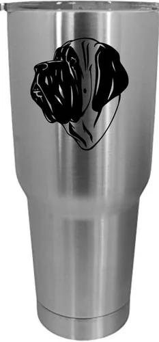 Vista 484 de Cairn Terrier - Vaso grabado con temática de perro, 30 onzas