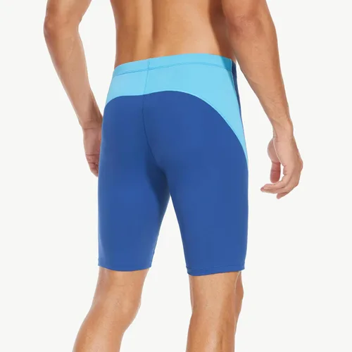 Vista 2 de Traje de baño deportivo competitivo para hombre, traje de entrenamiento de resistencia de carreras, pantalones cortos de natación de secado rápido
