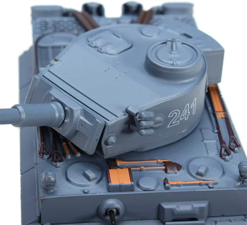 Vista 9 de POCO DIVO Tanque Tiger I Alemán Diecast a escala 1/72 Colección de exhibición Modelo de acción