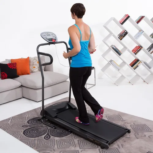 Vista 8 de Fitness Reality Tre5000 - Cinta de correr eléctrica plegable compacta con pulso cardíaco