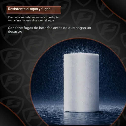 Vista 4 de Funda delgada para pilas AA, material suave y duradero - Paquete de 2 (soporta 2 baterías)
