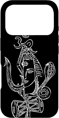 Vista 30 de Lord Shiva Hindu God Spiritual Yogi Inspirational Yoga Case for iPhone 17