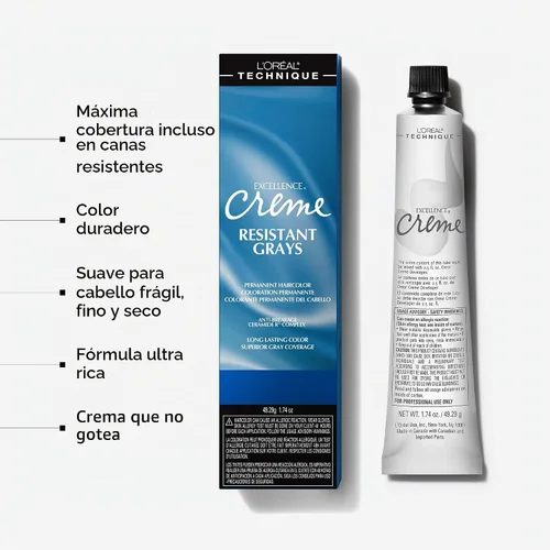 Vista 3 de Excellence Creme 5X Medio Resistente 4x marrón oscuro