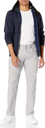 Vista 4 de Tienda Essentials Pantalón de sarga elástico de 5 bolsillos para hombre