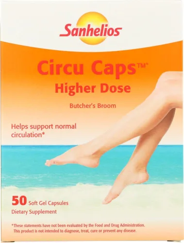 Vista 8 de Sanhelios Circu Caps Extracto de escoba de carnicero, circulación