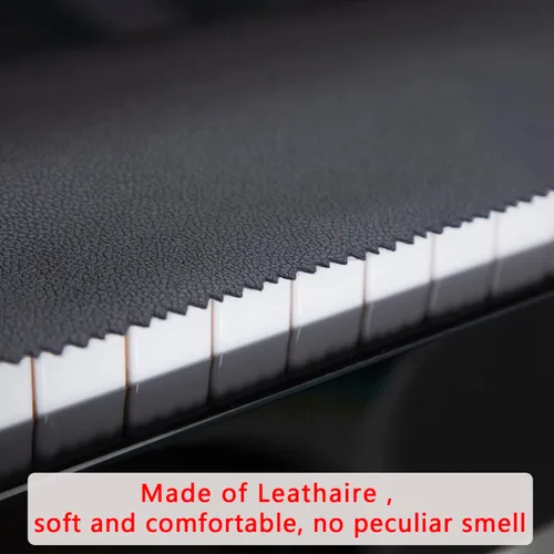 Vista 5 de Cubierta de teclado personalizada para piano digital, cubierta antipolvo de piano digital, cubierta de órgano electrónico de lujo, suave y premium