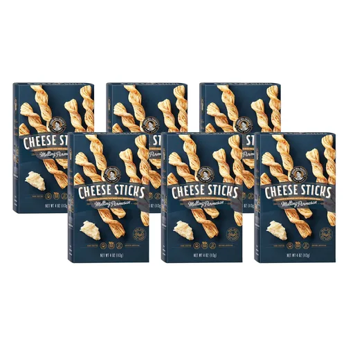 Vista 12 de John Wm. Macy's - Palitos de Queso Cheddar Originales - Hechos a Mano, Sin OGM, y Nada Artificial - Hechos con Queso Real - Cajas de 4 oz. - Paquete