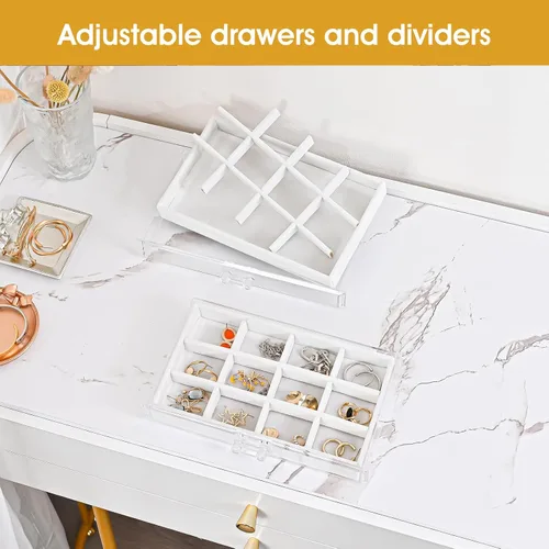 Vista 4 de ProCase Paquete de organizador de pendientes con soporte desmontable para pulseras