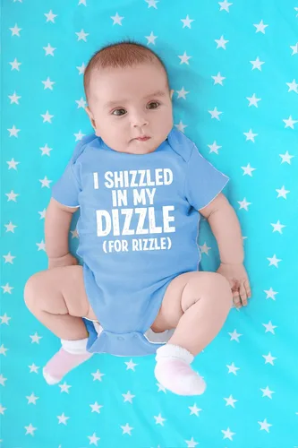 Vista 4 de I Shizzled in My Dizzle for Rizzle - Divertido regalo para bebé lindo body de una pieza para bebé