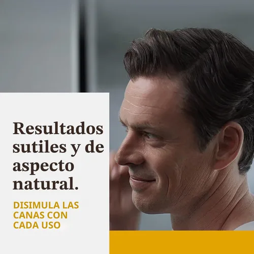 Vista 6 de Just for Men Control GX Champú y Acondicionador Reductor de Canas 2 en 1, Color Gradual del Cabello con Queratina para un Cabello más Fuerte, Grueso