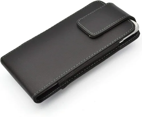 Vista 6 de Funda de piel sintética con clip giratorio vertical para cinturón para Samsung Galaxy S24 Ultra, Note 20, Note 10+, S23+, S22+, S21+, S20 Plus, A15