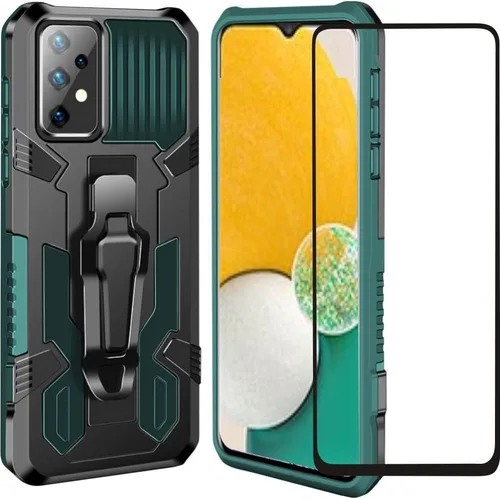 Vista 9 de Funda compatible con Samsung Galaxy A13 5G/4G/A04S/M13 5G, color Negro